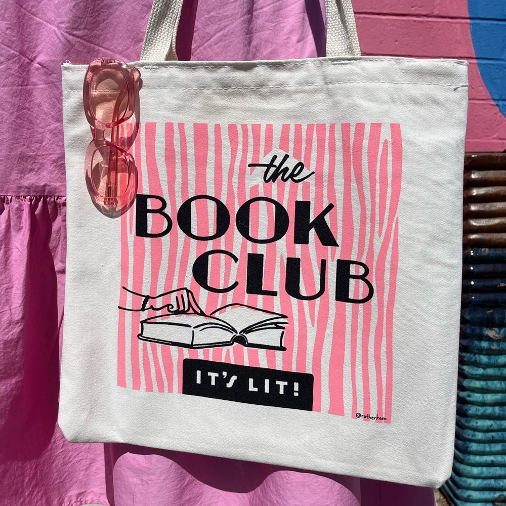 The Book Club: It’s Lit tote bag - book bag